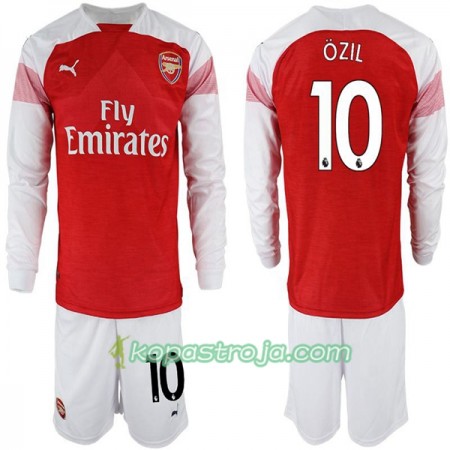 Billiga Fotbollströjor Arsenal Mesut Ozil 10 Barn Hemma tröja 2018/19 Långärmad